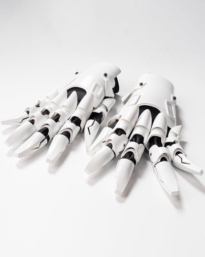 Cyberpunk Mechanical Knight Hand Gloves