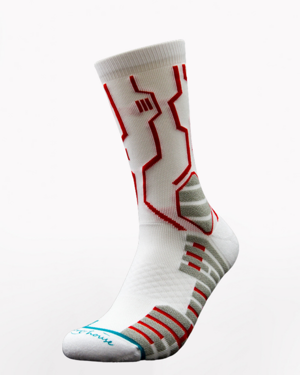 Cyberpunk Circuit Mid-calf Socks