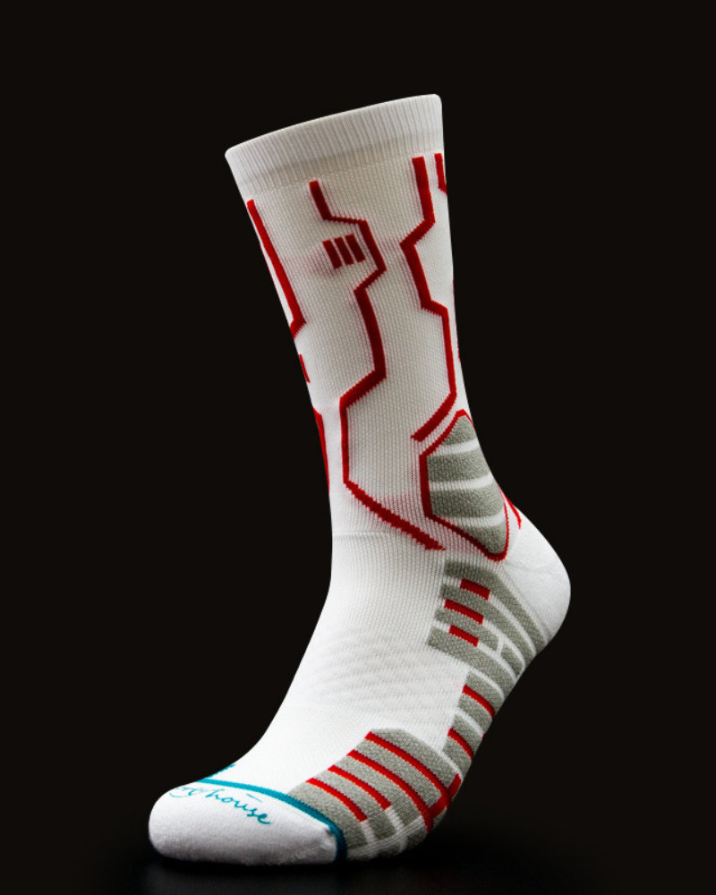 Cyberpunk Circuit Mid-calf Socks