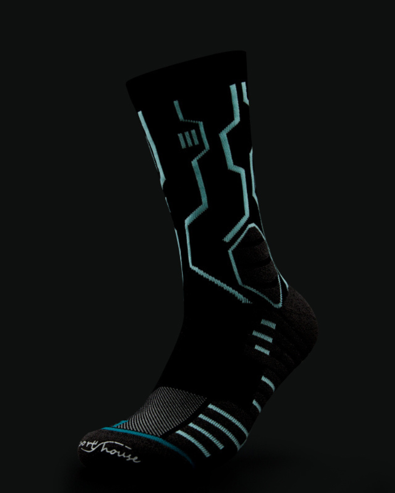 Cyberpunk Circuit Mid-calf Socks – Techwear Official