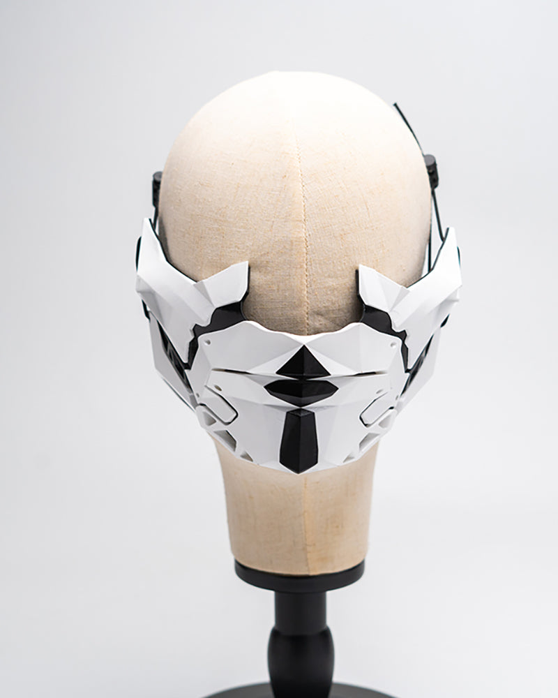 Cyberpunk Samurai Half Face Mask