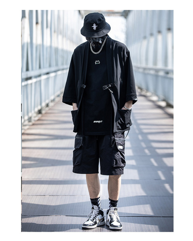 Cyberpunk Ninja Techwear Kimono Jacket