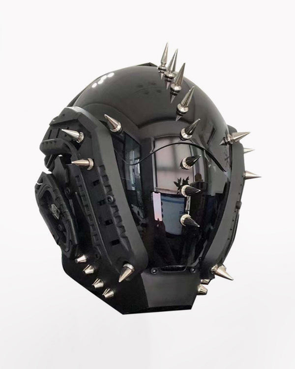 Cyberpunk Party Rivet Helmet Mask