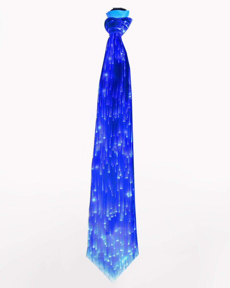 Cyberpunk Rave Clothing Luminous Necktie