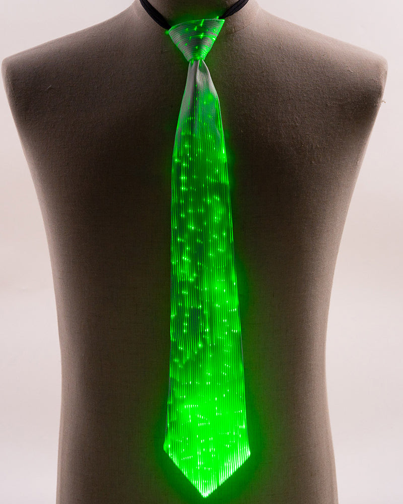 Cyberpunk Rave Clothing Luminous Necktie