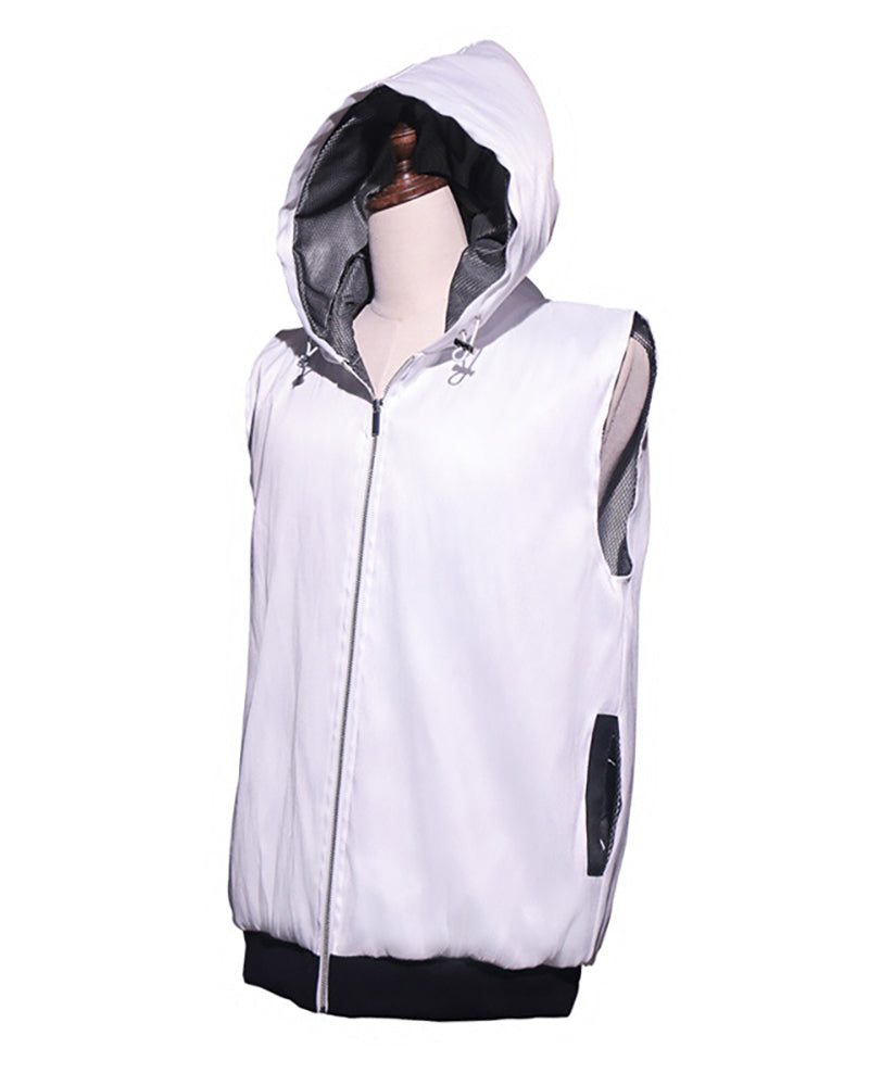 Cyberpunk Rave Intelligent Luminous Hooded Vest