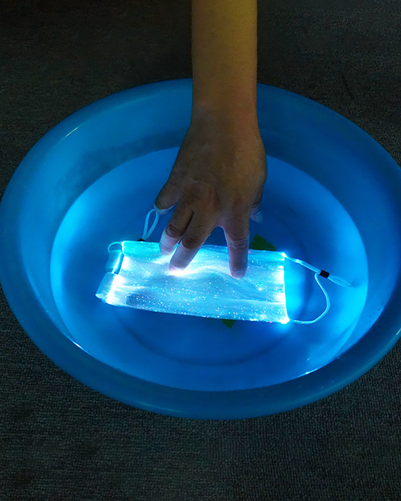 Cyberpunk Rave Rainbow Luminous Mask