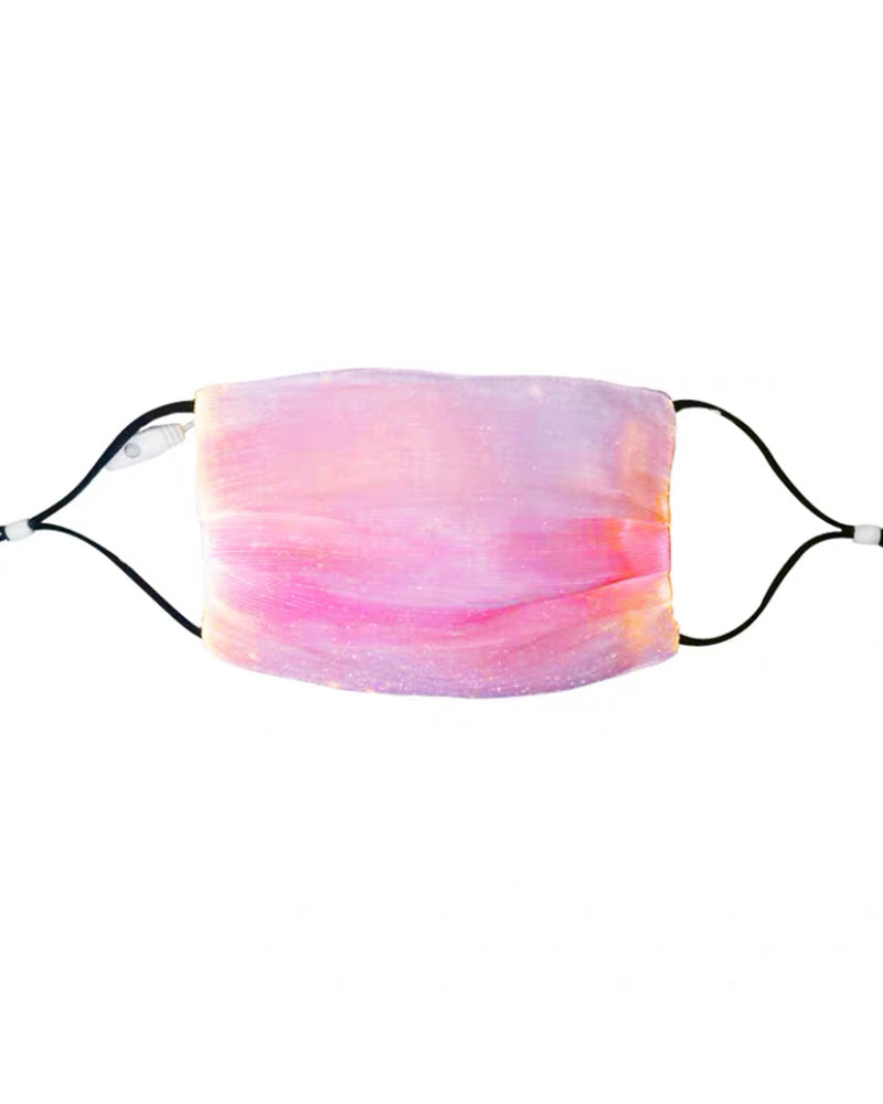 Cyberpunk Rave Rainbow Luminous Mask