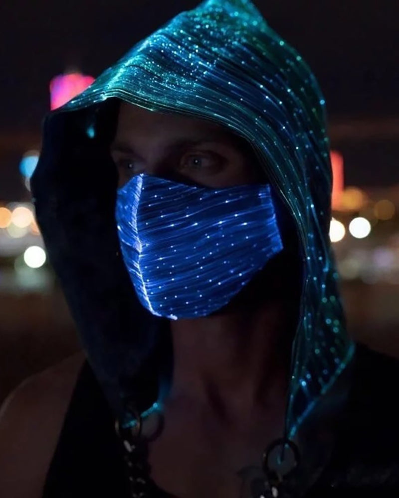 Cyberpunk Rave Luminous Mask