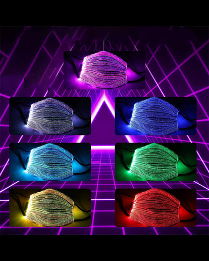  Luminous Mask,Luminous LED Mask,Led Light Face Mask,Led Mask,Cyberpunk mask,cyberpunk mask,led halloween mask,led mask halloween,cyberpunk art,cyberpunk fashion,cyber fashion,cyberpunk aesthetic,techwear mask,black face mask,led mask,led face mask,halloween mask,half face mask