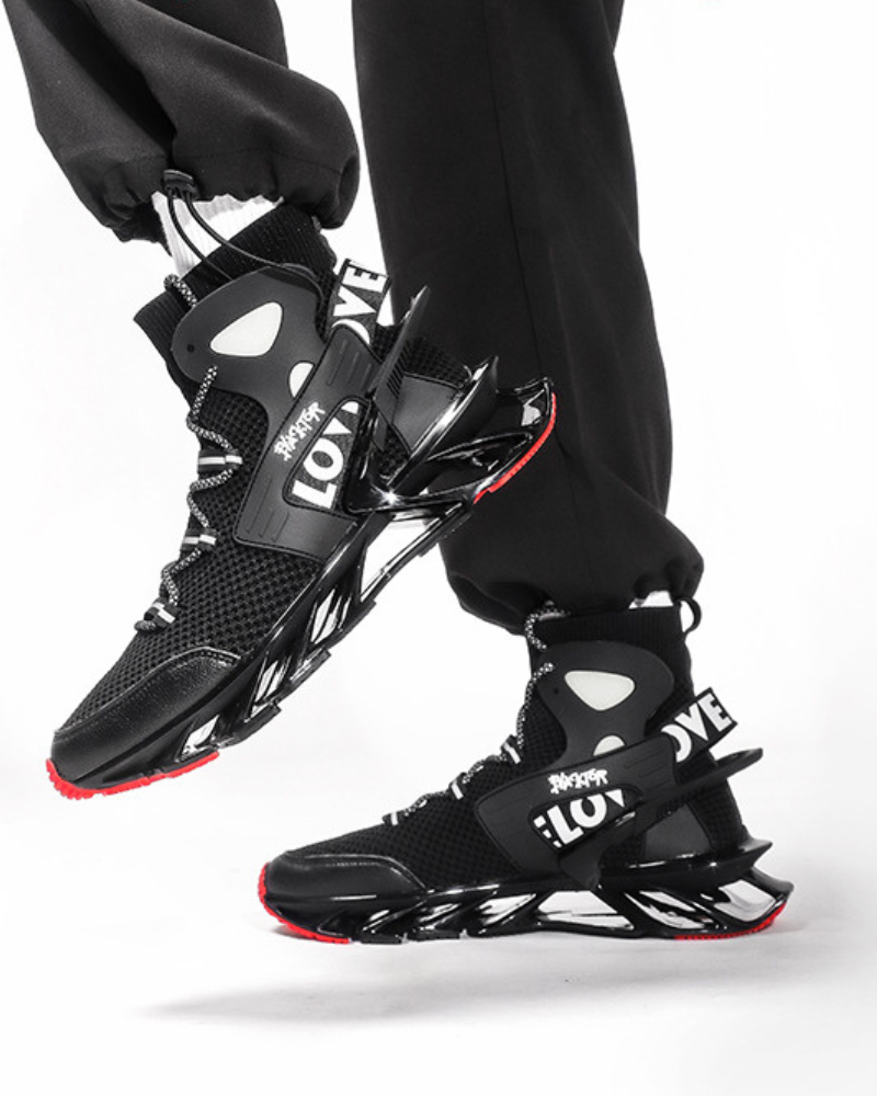 Cyberpunk Reflective Blade Sneakers