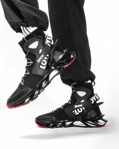 Cyberpunk Reflective Blade Sneakers