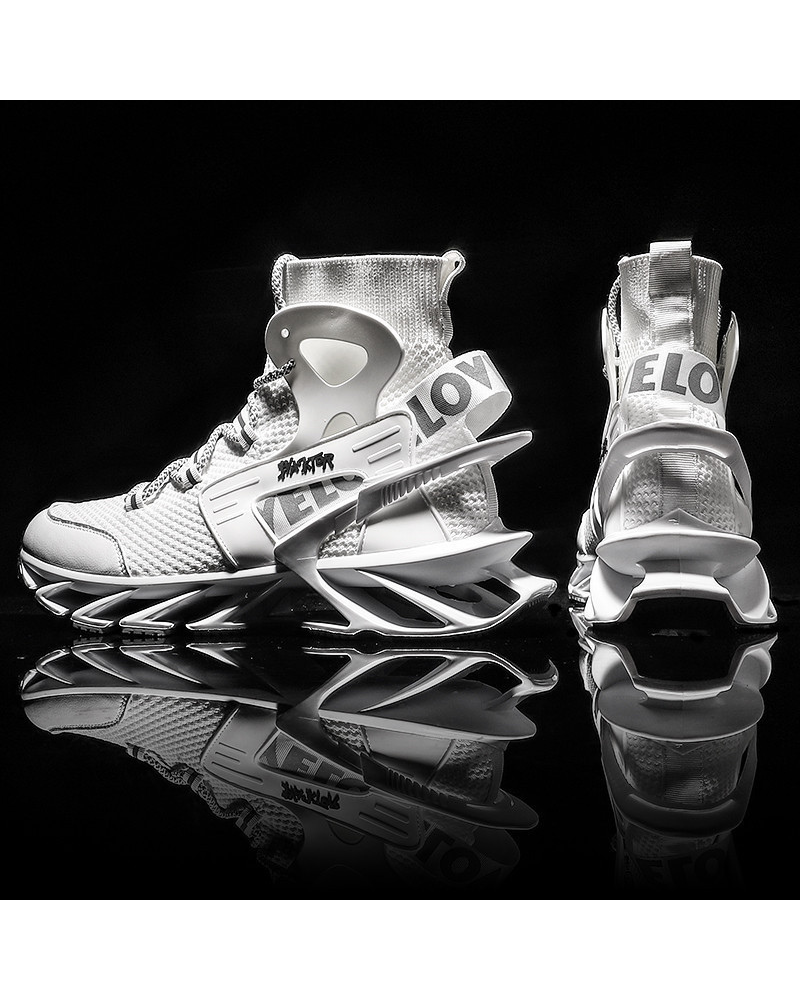Cyberpunk Reflective Blade Sneakers