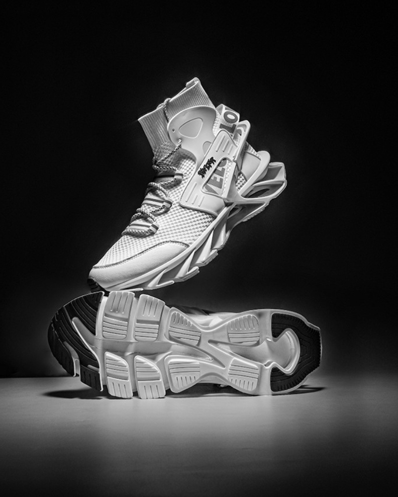 Cyberpunk Reflective Blade Sneakers