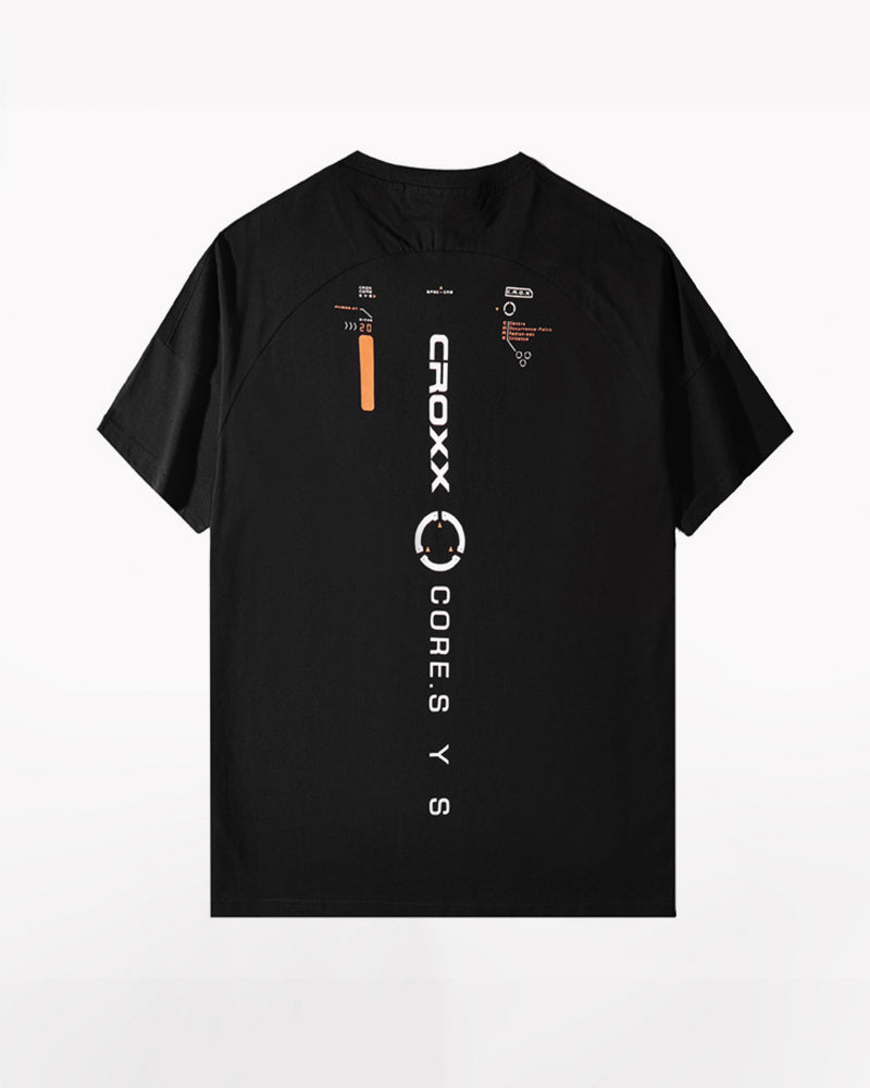 black shirt,Techwear T-shirts,Techwear Shirt,mens black tees,cargo t-shirt men&