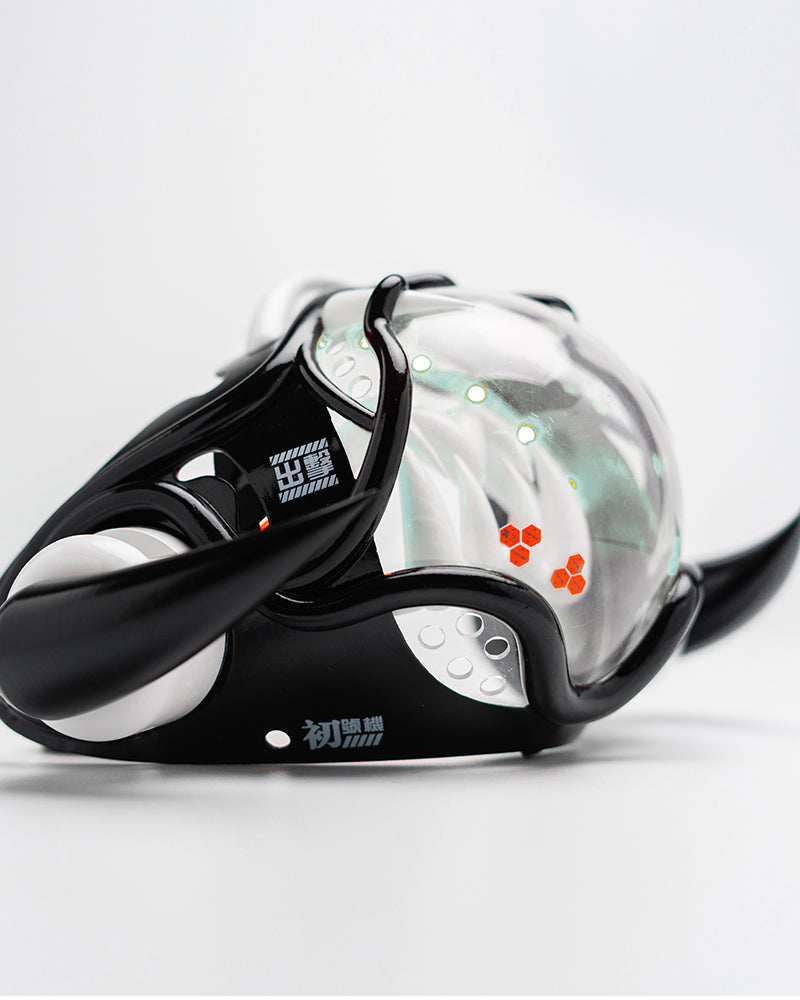 Tech Pattern Mask Tech Style Piranha Cyberpunk Half Face Mask – Techwear Official