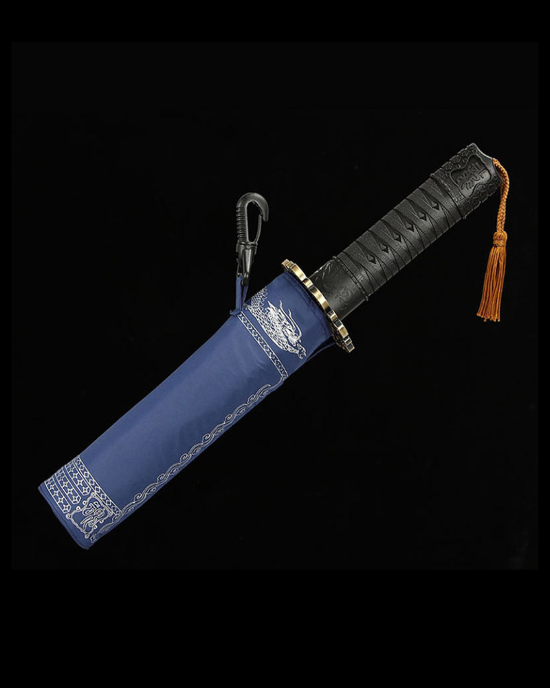 Cyberpunk Techwear Mini Katana Umbrella