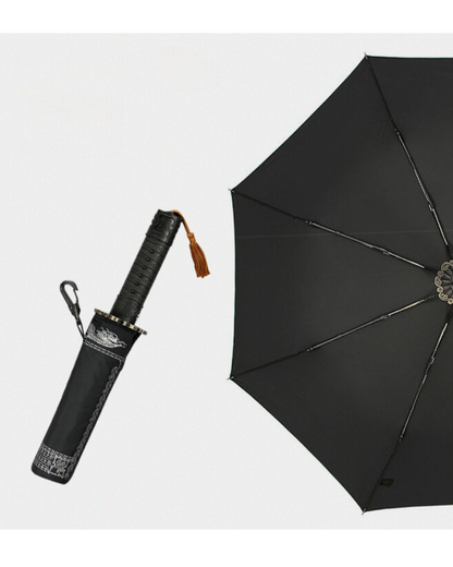 Cyberpunk Techwear Mini Katana Umbrella