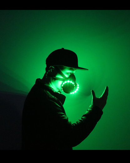 Cyberpunk Bar DJ Party LED Colorful Mask