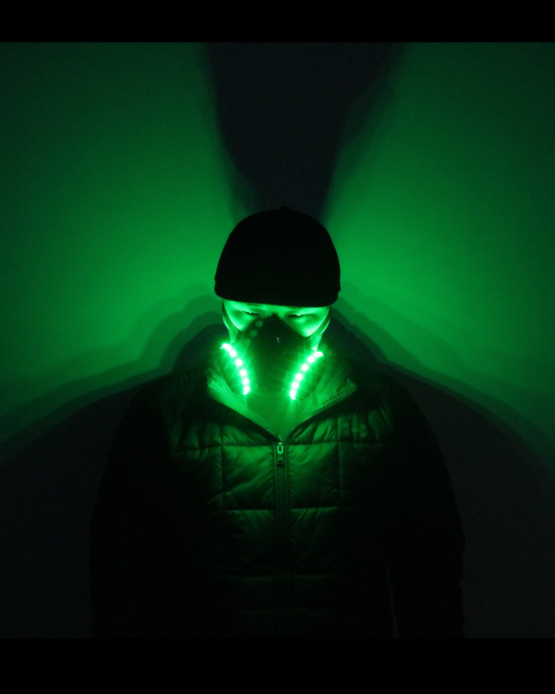 Cyberpunk Bar DJ Party LED Colorful Mask