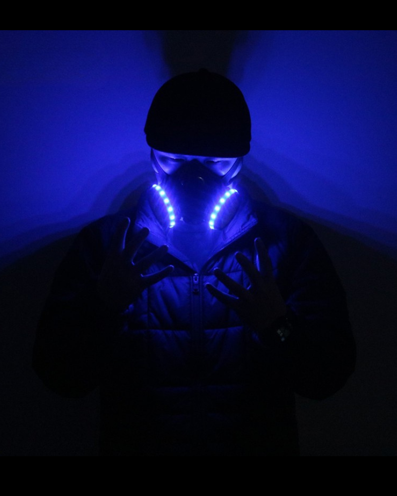 Cyberpunk Bar DJ Party LED Colorful Mask