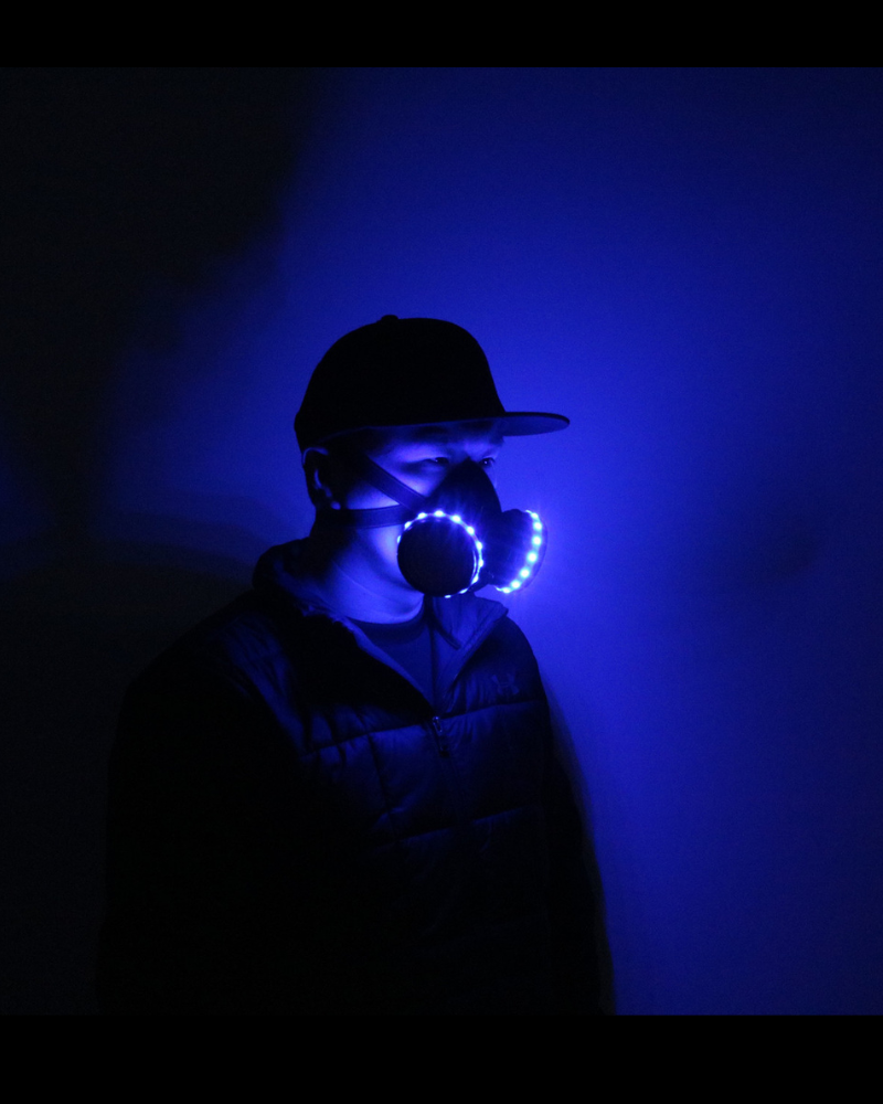 Cyberpunk Bar DJ Party LED Colorful Mask