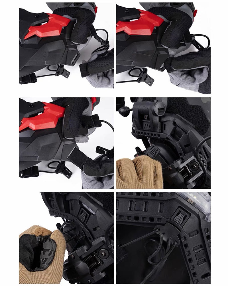 Cyberpunk Breathable Silicone Mechanic Cosplay Half Face Mask