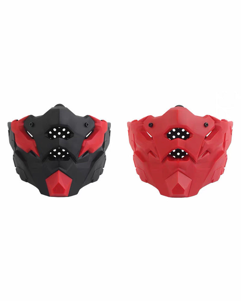 Cyberpunk Breathable Silicone Mechanic Cosplay Half Face Mask