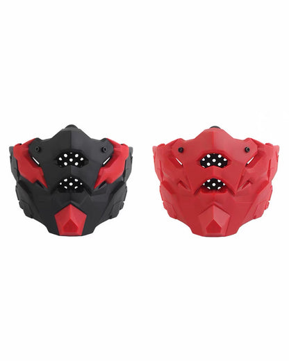 Cyberpunk Breathable Silicone Mechanic Cosplay Half Face Mask