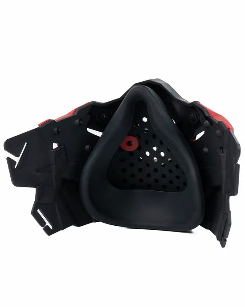 Cyberpunk Breathable Silicone Mechanic Cosplay Half Face Mask