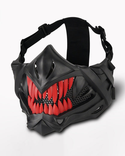Cyberpunk Breathable Wire Mesh Cosplay Half Face Mask