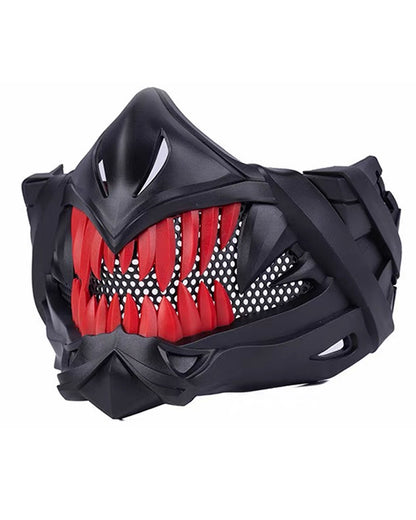 Cyberpunk Breathable Wire Mesh Cosplay Half Face Mask