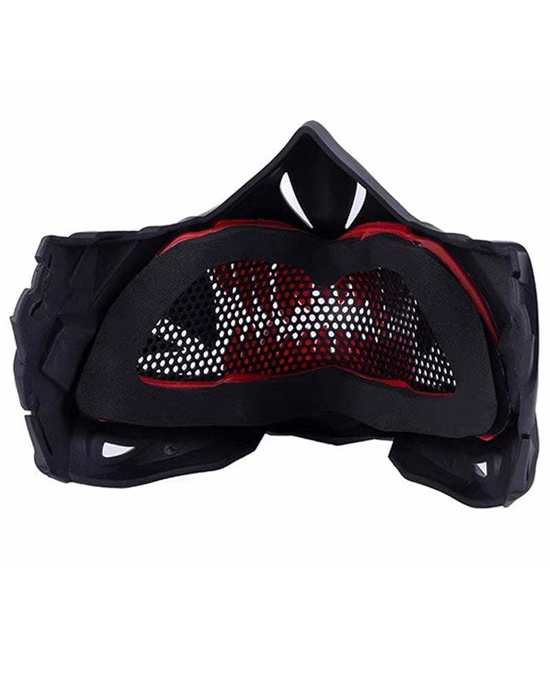 Cyberpunk Breathable Wire Mesh Cosplay Half Face Mask