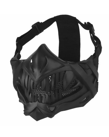 Cyberpunk Breathable Wire Mesh Cosplay Half Face Mask