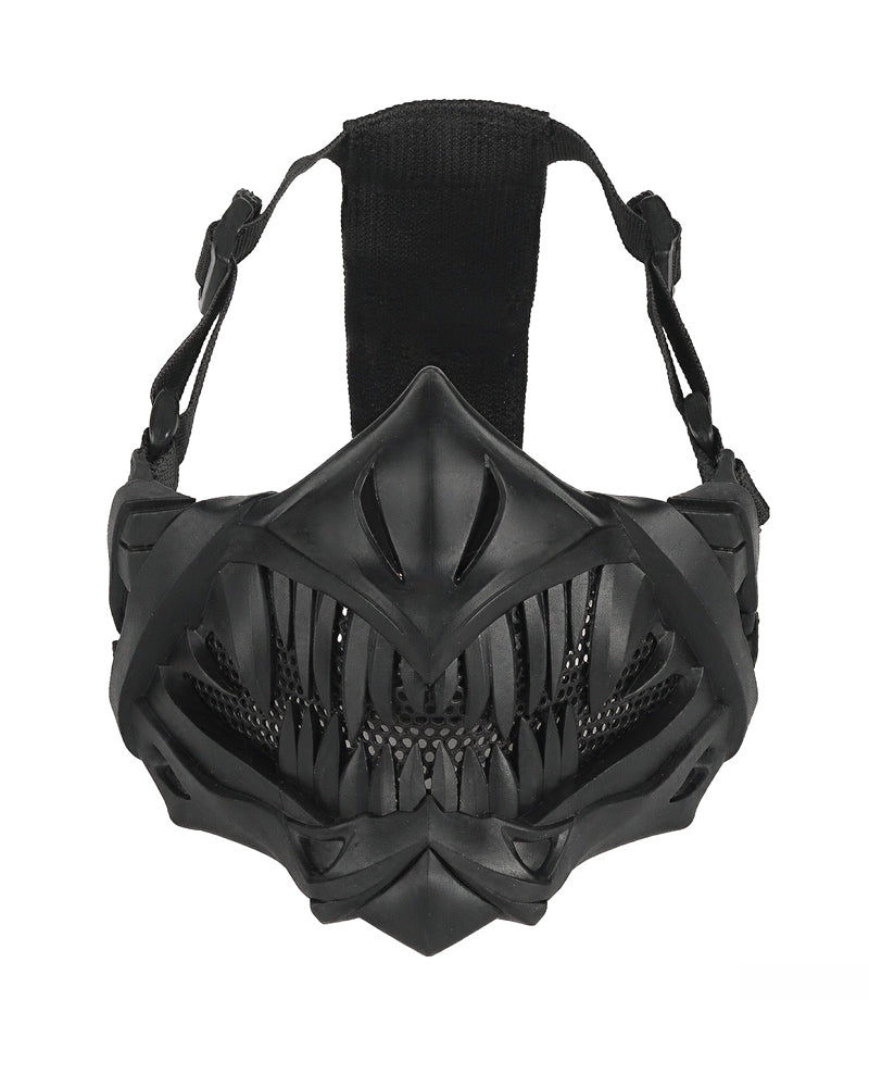 Cyberpunk Breathable Wire Mesh Cosplay Half Face Mask