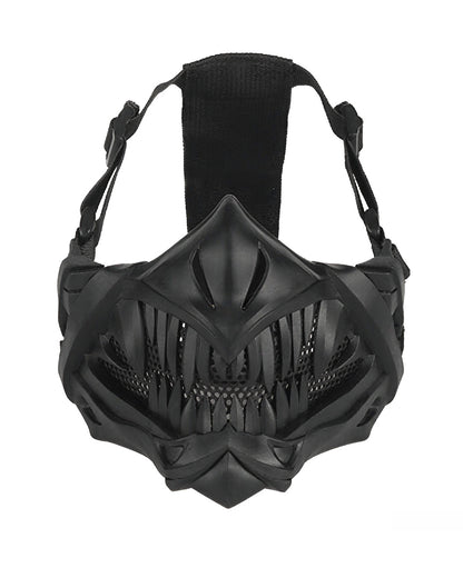 Cyberpunk Breathable Wire Mesh Cosplay Half Face Mask