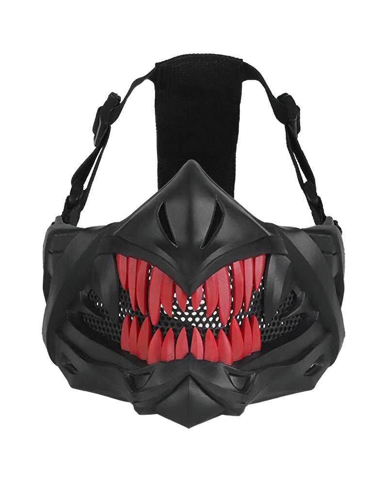 Cyberpunk Breathable Wire Mesh Cosplay Half Face Mask
