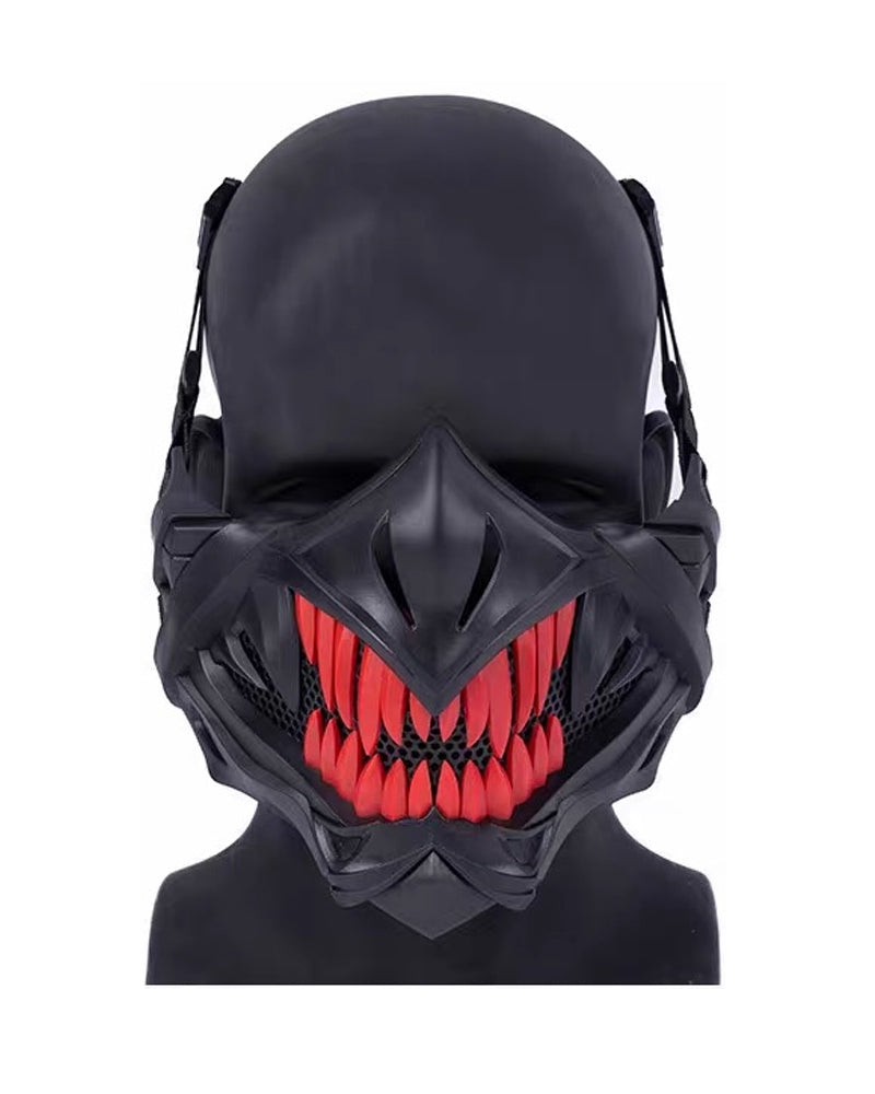 Cyberpunk Breathable Wire Mesh Cosplay Half Face Mask
