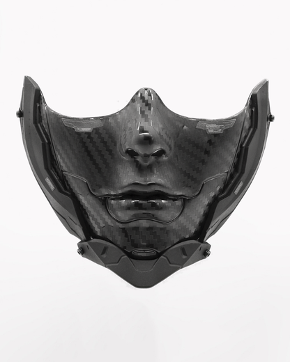 Cyberpunk Carbon Fiber Tactical Half Mask