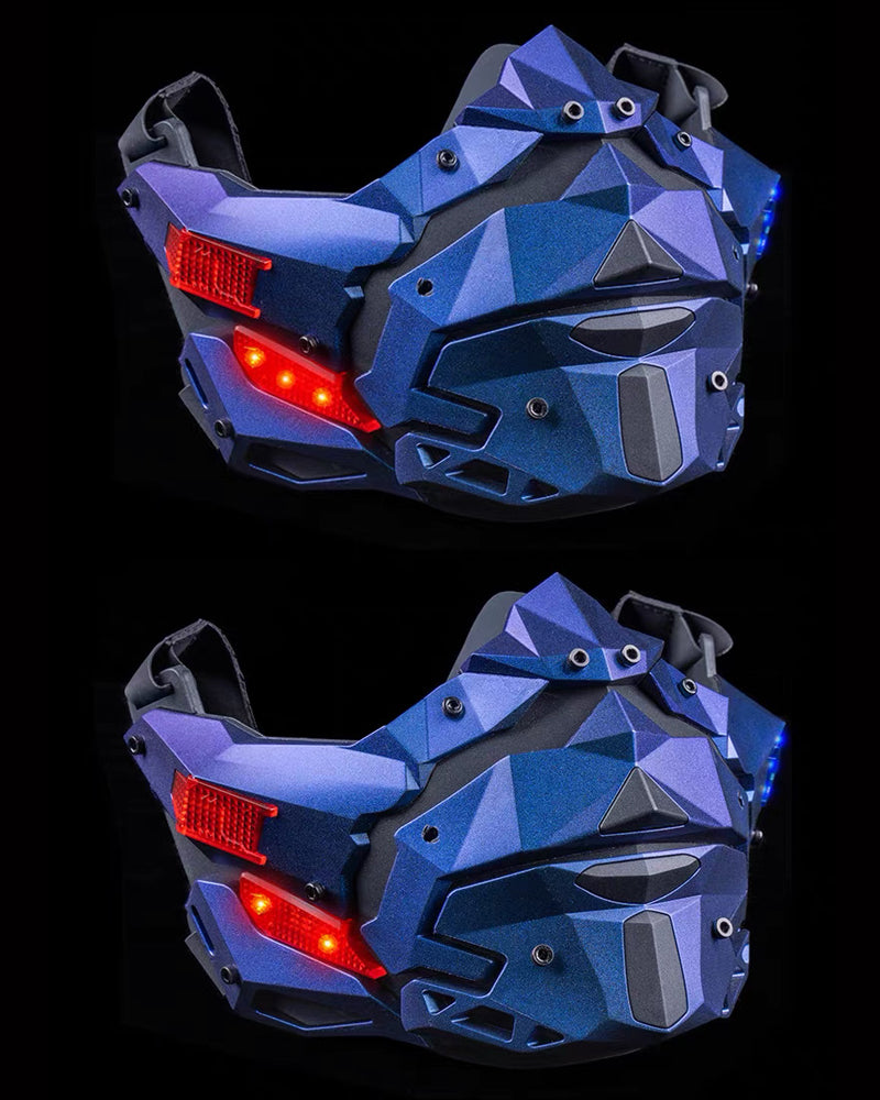 Cyberpunk Futuristic Cosplay Half Face Mask