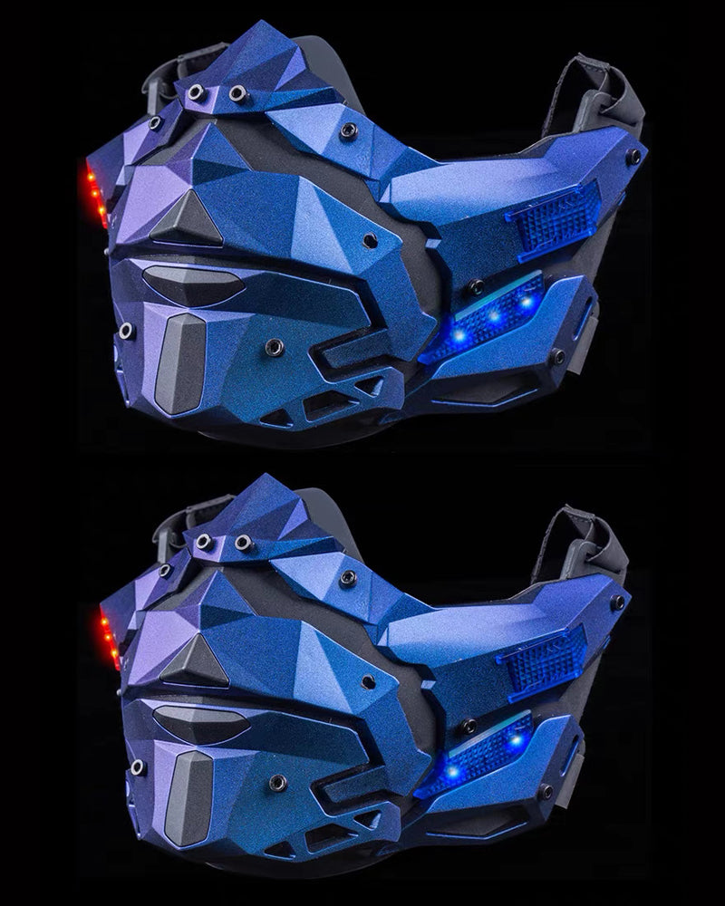 Cyberpunk Futuristic Cosplay Half Face Mask