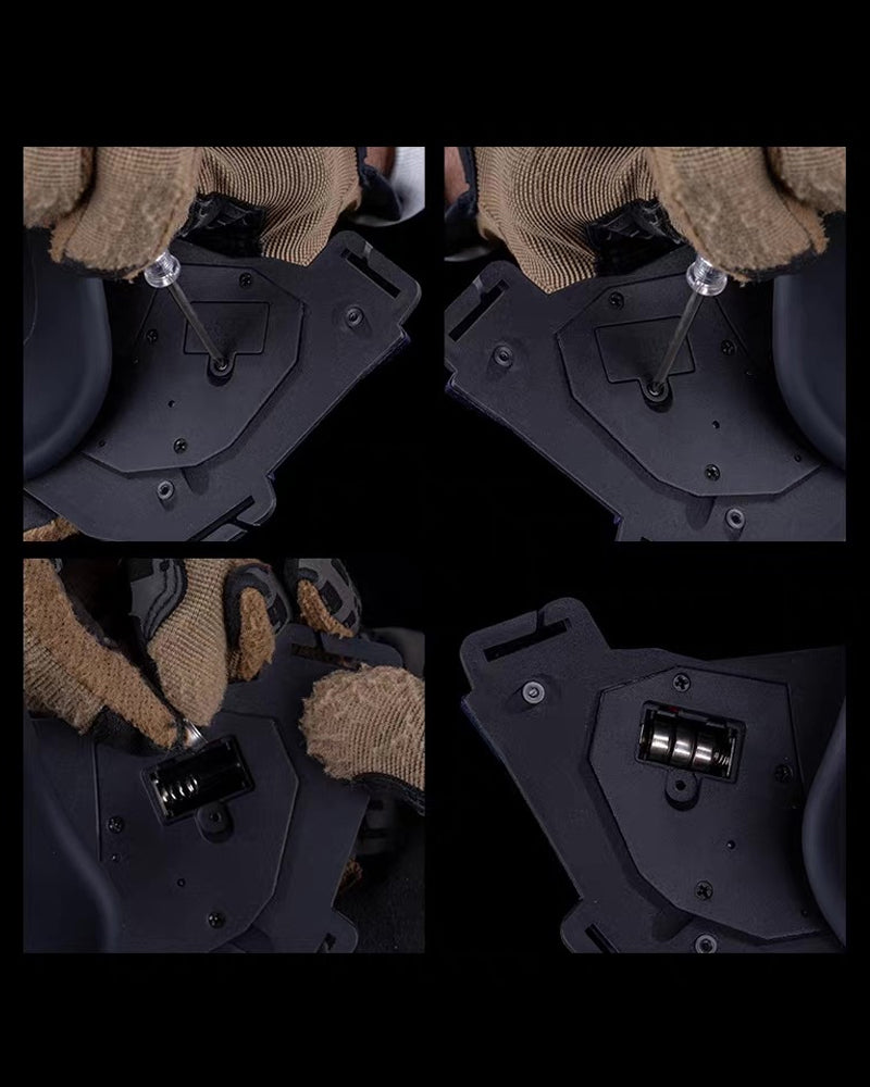 Cyberpunk Futuristic Cosplay Half Face Mask