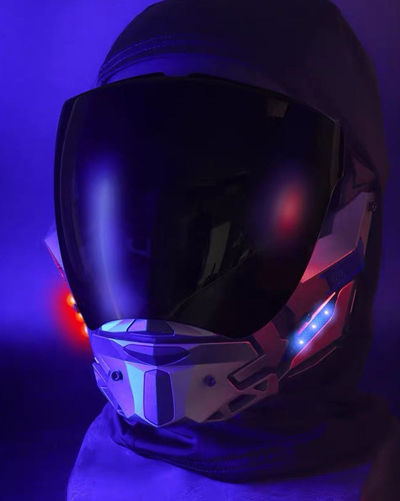 Cyberpunk Futuristic Cosplay Half Face Mask