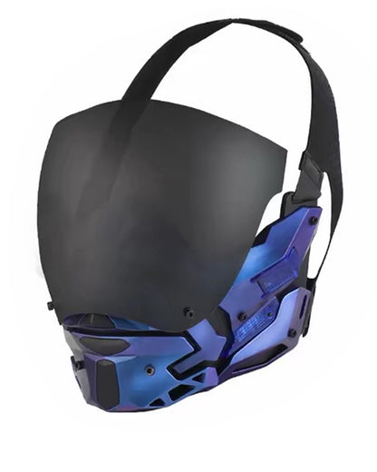 Cyberpunk Futuristic Cosplay Half Face Mask