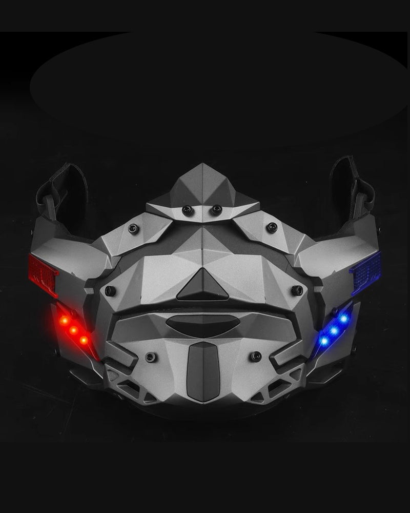 Cyberpunk Futuristic Cosplay Half Face Mask