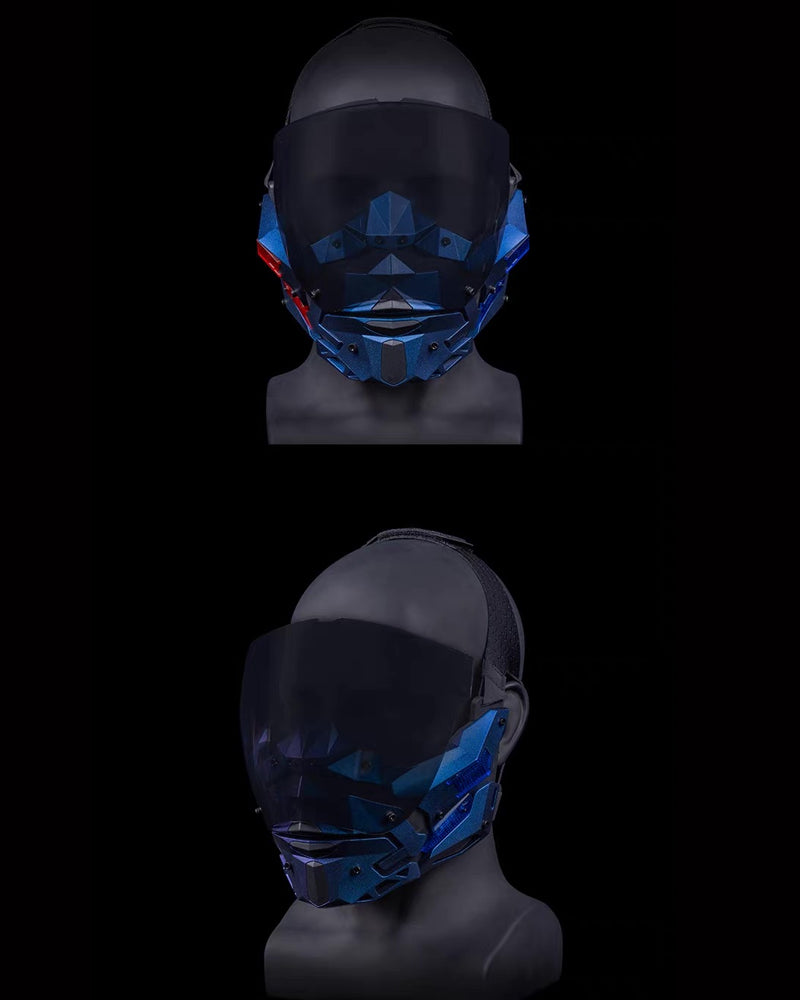 Cyberpunk Futuristic Cosplay Half Face Mask