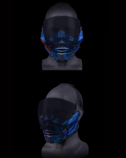 Cyberpunk Futuristic Cosplay Half Face Mask
