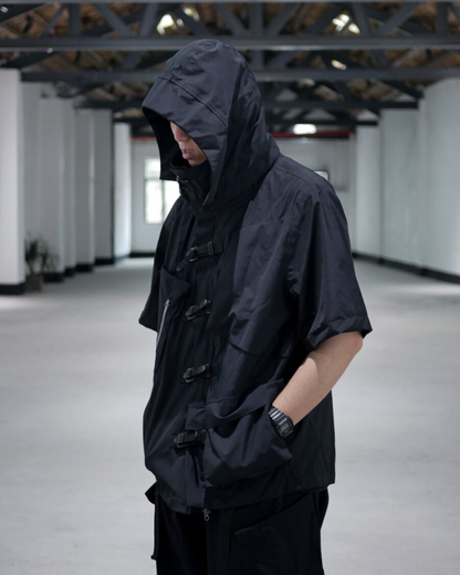Cyberpunk Functional Waterproof Detachable Sleeves Jacket
