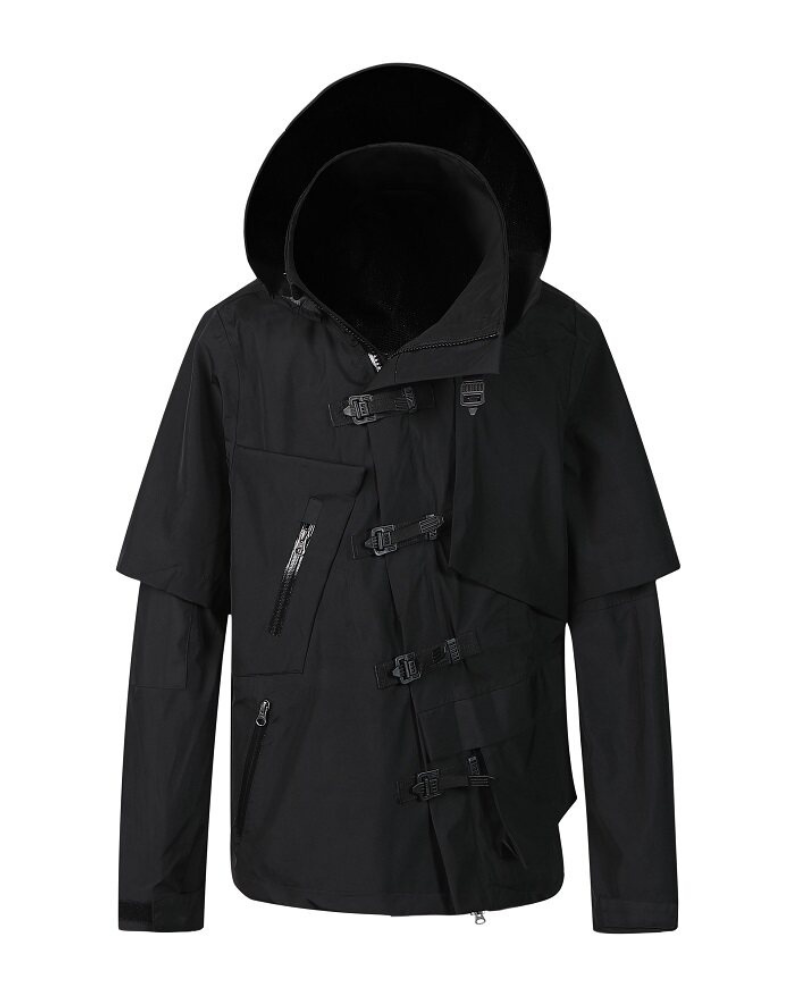Cyberpunk Functional Waterproof Detachable Sleeves Jacket