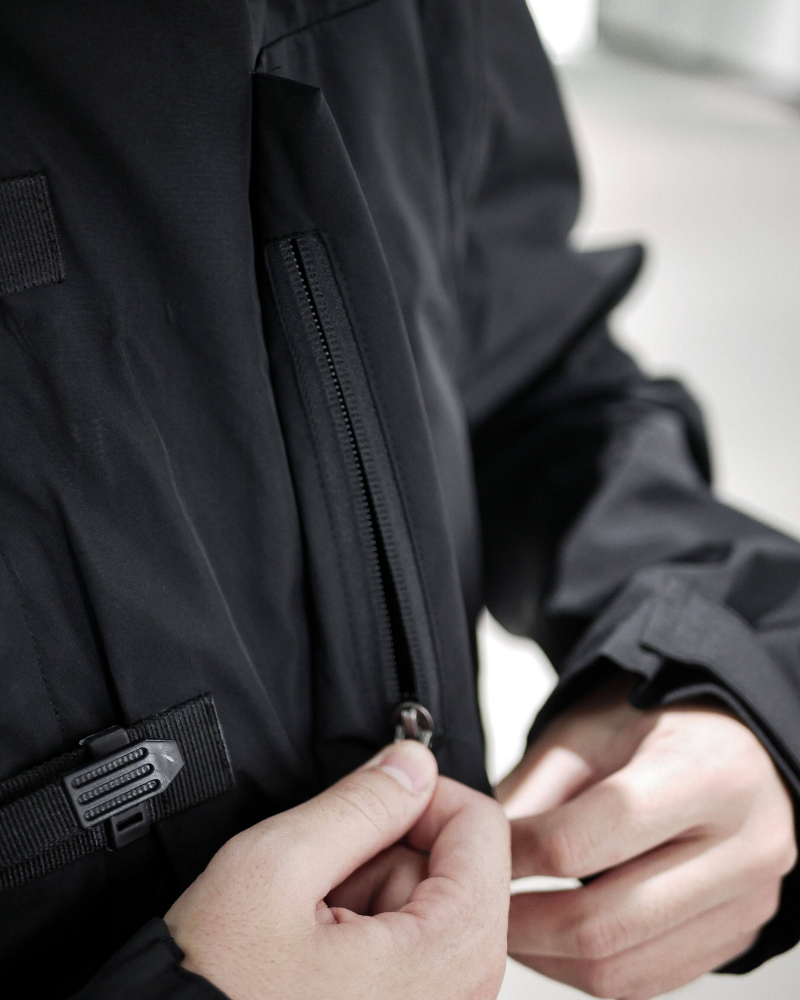 Cyberpunk Functional Waterproof Detachable Sleeves Jacket